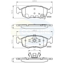 Brake Pads Set For Fiat Panda