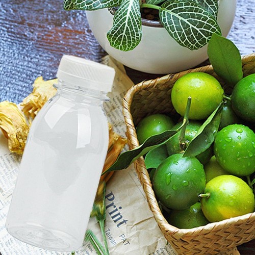 Transparent plastic milk - transparent,