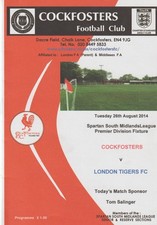 Cockfosters v London Tigers -
