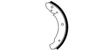 Rear Brake Shoe Set Fits