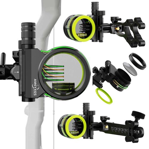 5pin compound bow sight 6x - compound,