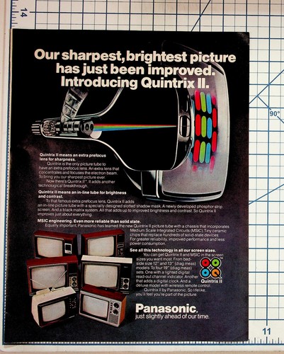 Vintage panasonic quintrix - vintage,