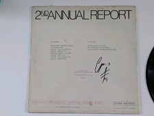 2nd Annual Report by Throbbing Gristle 1979 Re Cut Vinyl LP Signed By Genesis P