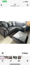 L Shape Charcoal Sofa