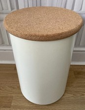 Vintage Crayonne “Corky” Storage Stool By Terence Conran For Habitat Cream 70s