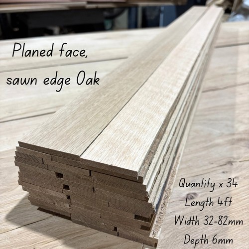 Planed face oak - planed,