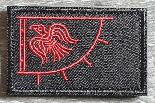 Viking raven flag black - viking,