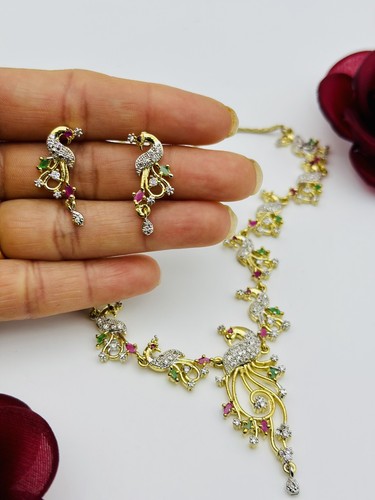 Multicoloured stone necklace - multicoloured,