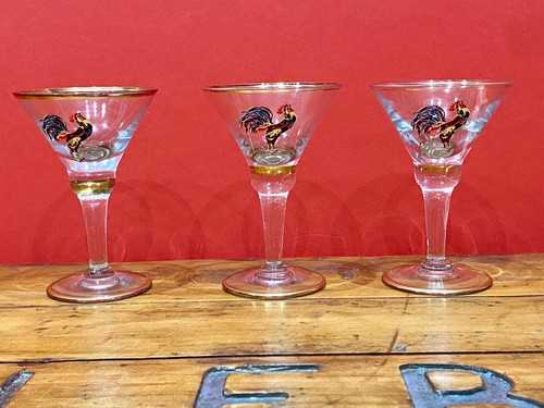 Art deco enamel cockerel - art,
