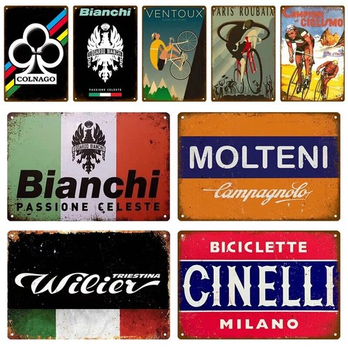Cycling metal signs tin - cycling,