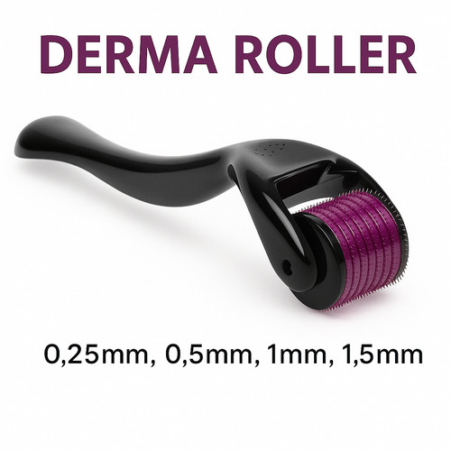 Derma skin roller - skin, titanium