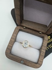 1ct Oval Cut Moissanite