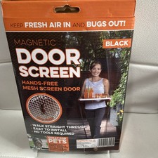 Magnetic Mesh Door Magic Protection Curtain Snap Fly Bug Insect Mosquito Screen 