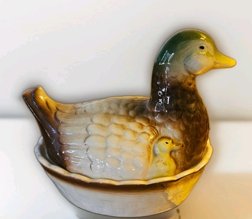 Vintage ceramic duck - ceramic, &