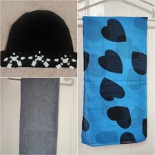 Women's diamonds black hat