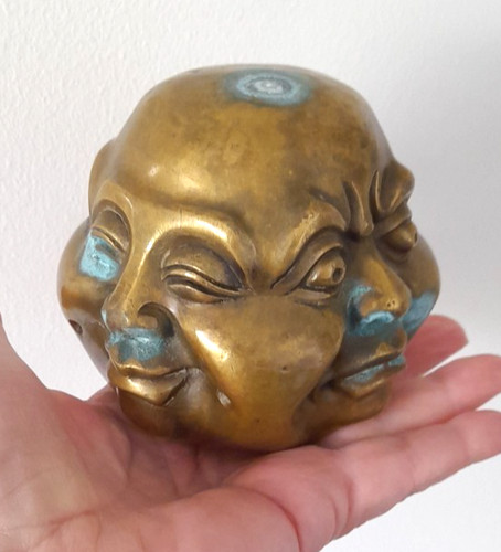 Antique chinese faces of - antique,