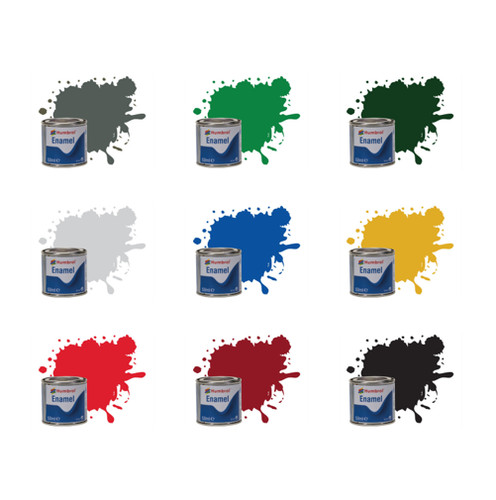 Humbrol enamel model - model, paint