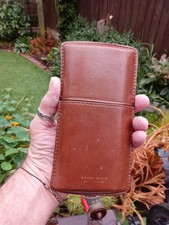 Vintage Perry Ellis Genuine Leather Triple Cigar Case