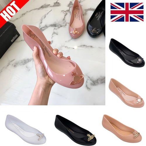 Ladies flat slip - flat, jelly