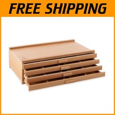 Artist Wooden Drawer Chest - 4