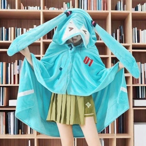 Hatsune miku plush hooded - hatsune,
