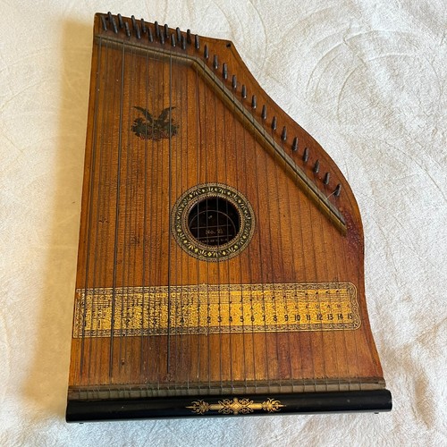 Antique vtg mandolin harp - mandolin,