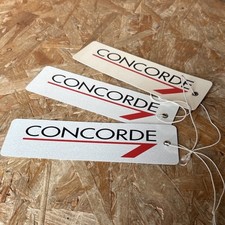 3x Vintage 1990s Concorde British Airways Suitcase Baggage Tag Unused
