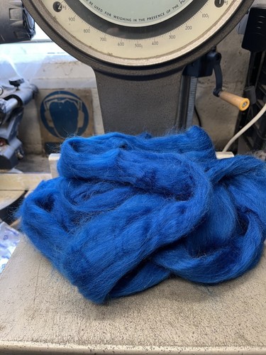 Royal blue wool blend - royal,
