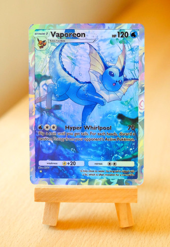 Vaporeon pokemon pocket custom - pokemon,