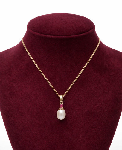Real ruby and freshwater - ruby,