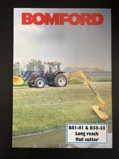 BOMFORD B81-81 LONG REACH FLAIL HEDGE CUTTER TRACTOR BROCHURE SALES LEAFLET 80s
