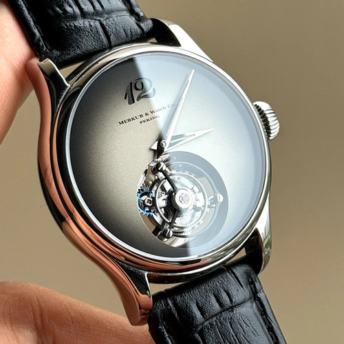 Merkur tourbillon watch - tourbillon,
