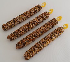 4x Canary Parrots Treats Bird Sticks Food Budgie Honey Biscuits Egg Pack of Four