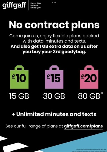 Giffgaff sim card uk - 3,