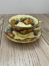 Vintage Argyle China England Tea Cup And Saucer 