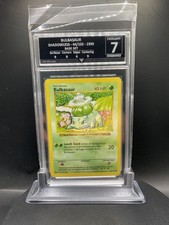 1999 Pokemon Base Set Shadowless  Bulbasaur 44/102 PSA CGC GG 7 Near MINT