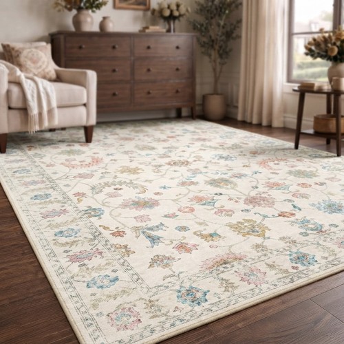 Vintage floral rug 90x150 - 90x150, cm