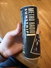 NEW VINTAGE Metro Radio Car Sunstrip Sticker Windscreen Decal Retro