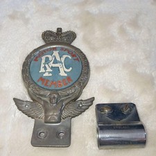 British RAC Car Badge with