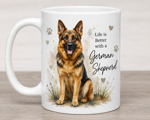 German shepherd dog mug - shepherd, 11oz