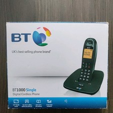 BT 1000 Digital Cordless Phone with Charging Base - Black