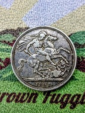 1898 Crown Coin: Queen Victoria [1837 - 1901]  Excellent Specimen.
