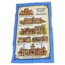 VTG Tea towel 1970s historic