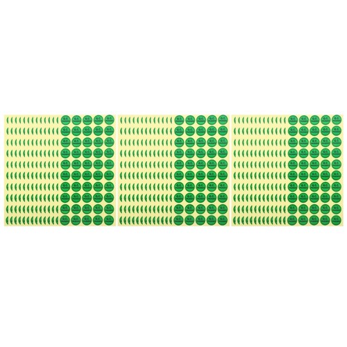 Pieces pat testing stickers - pat,