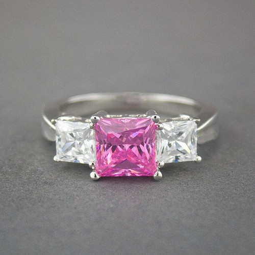 30ct princess cut pink - cut,