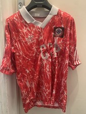 RARA MAGLIA SHIRT TRIKOT JERSEY URSS USSR CCCP ADIDAS 80 90 RUSSIA 1990 VINTAGE