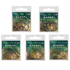 Drennan Specialist XT Barbel hooks - Barbed or Barbless - New 2025