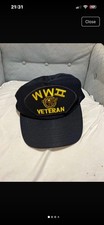 WW2 Veteran Ball Cap. Military