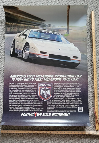 Pontiac poster fiero - -,