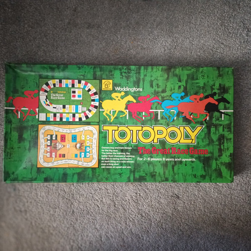 Vintage 1972 totopoly board - vintage,